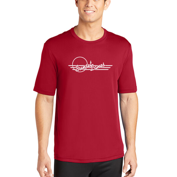 Sunset Lanes Logo 2 - PosiCharge ® Competitor Tee Thumbnail