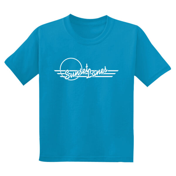 Sunset Lanes Logo 2 - Youth DryBlend ® 50 Cotton/50 Poly T Shirt Thumbnail