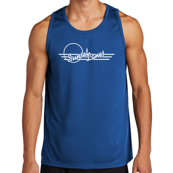 Sunset Lanes Logo 2 - PosiCharge ® Competitor Tank Thumbnail